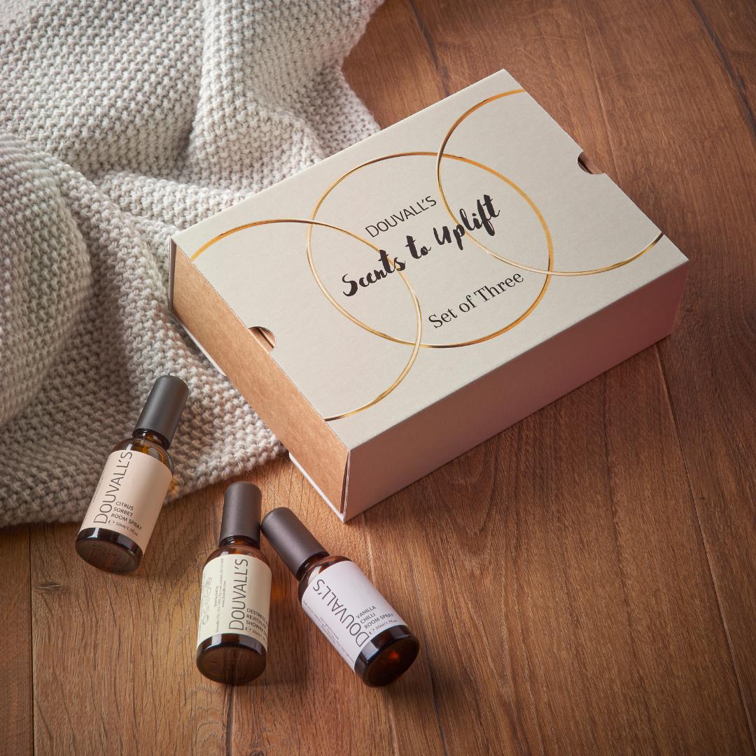 Scents to Uplift Gift set | Set of three home scents to revitalise and refresh