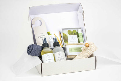 Coffret cadeau de soins pour le bain et le corps pour hommes et femmes, coffret spécial apaisant et massant